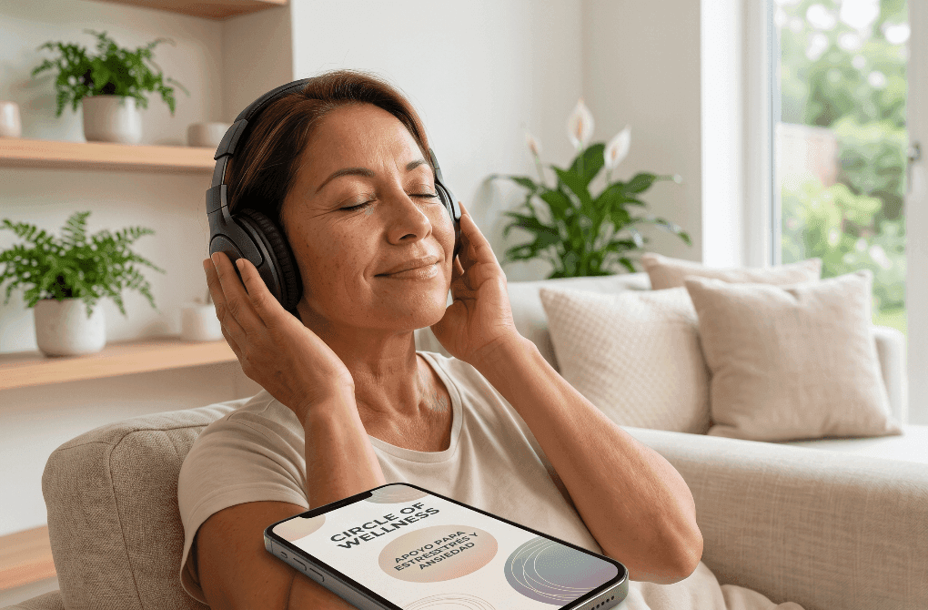 Audios de apoyo para estrés, ansiedad y reprogramación
